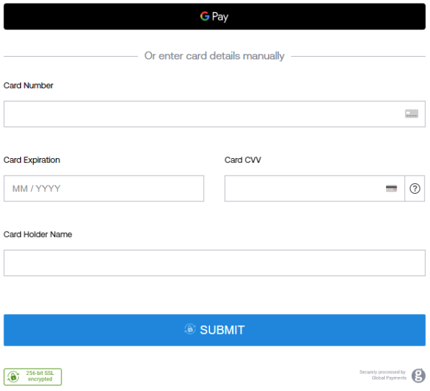 Google Pay Global Payments Developer Portal google-pay