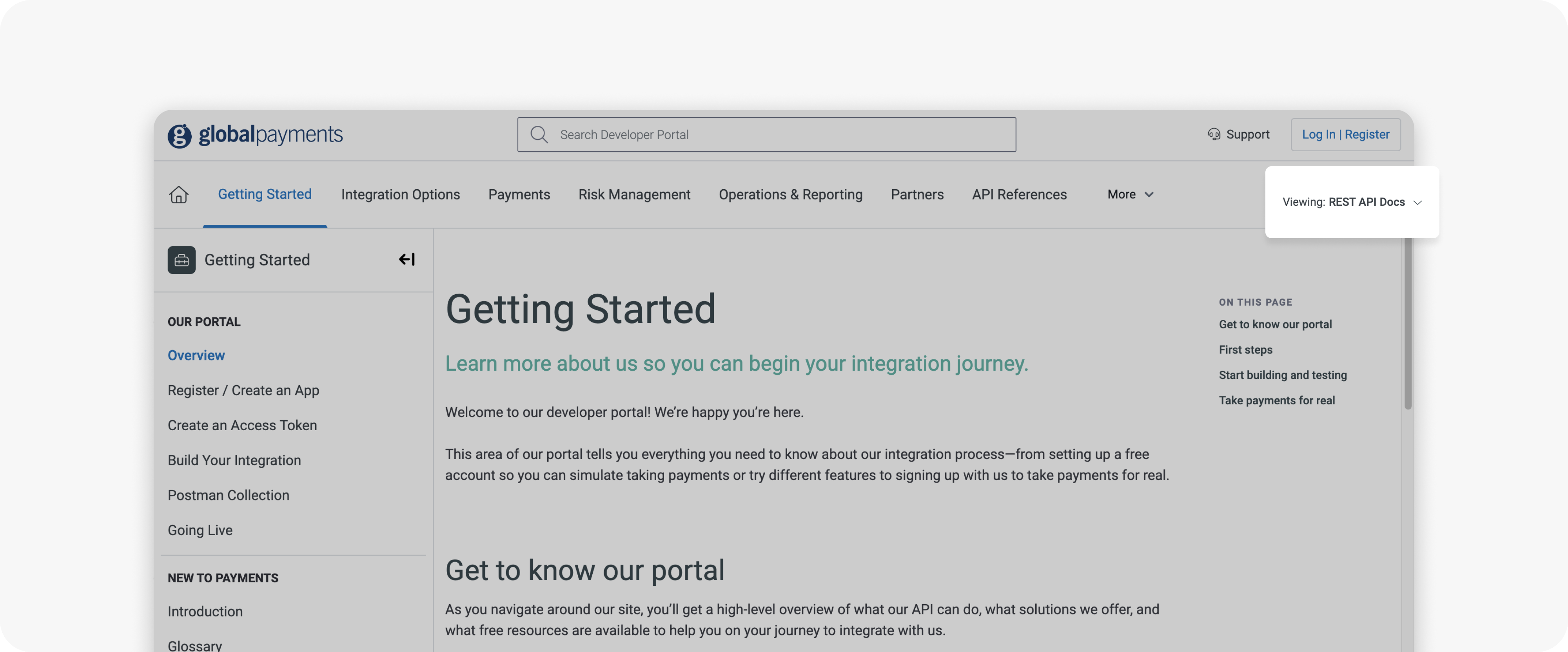 New Homepage and Navigation | Global Payments